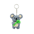 Charger l'image dans la visionneuse de la galerie, KIT DIY CROCHET PORTE-CLÉS FIL PELUCHEUX - KOALA