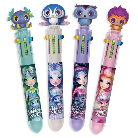 NEBULOUS - STYLOS BILLES A 10 COULEURS