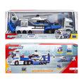 Charger l'image dans la visionneuse de la galerie, MAJORETTE - CAMION VOLVO + HELICOPTERE DE POLICE