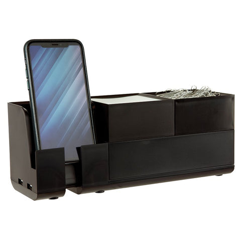 Organisateur de bureau empilable 4mcx noir