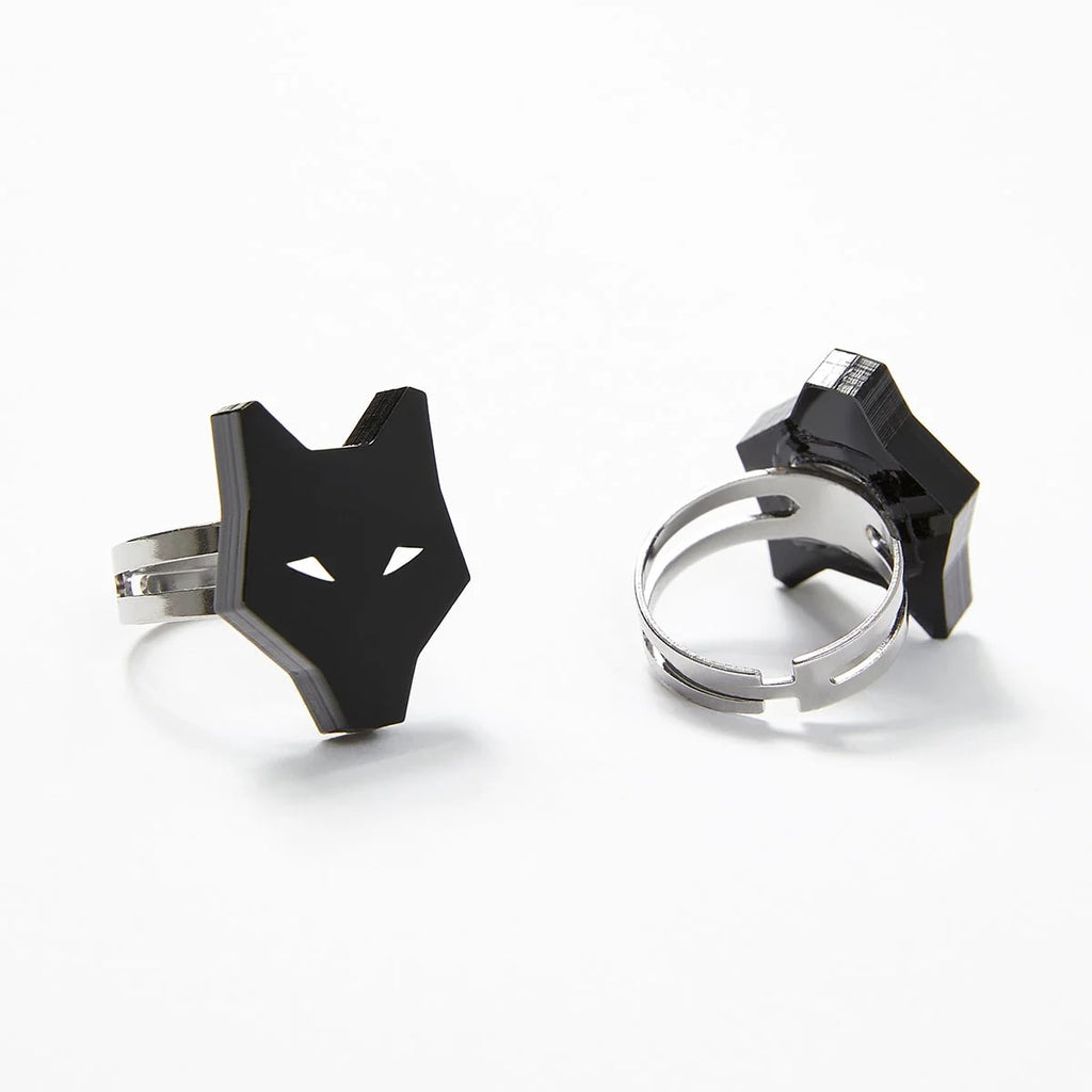 BAGUE RECY AJUSTABLE - LOUP NOIR BAGUE RECY AJUSTABLE - LOUP NOIR