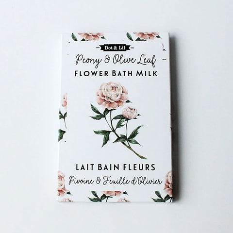 SACHET BAIN PIVOINE & FEUILLE OLIVIER 75G