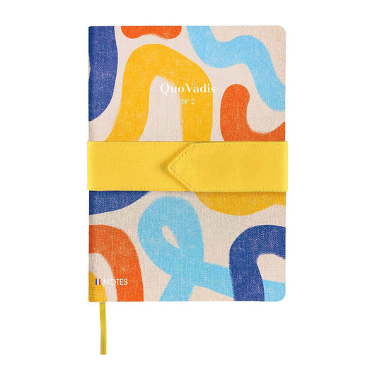 BLOC-NOTES "ICONIQUE" A SANGLE 6 X 8¼"- SERPENTINE