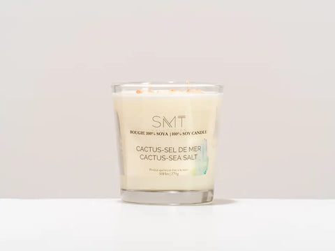 BOUGIE SOYA 50H/270G CACTUS SEL MER