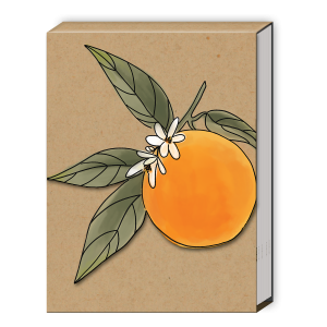 "ORANGES" CARNET NOTE AIMANTÉ