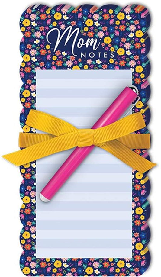 BLOC NOTE & STYLO "MOM NOTES" FLEURI@2