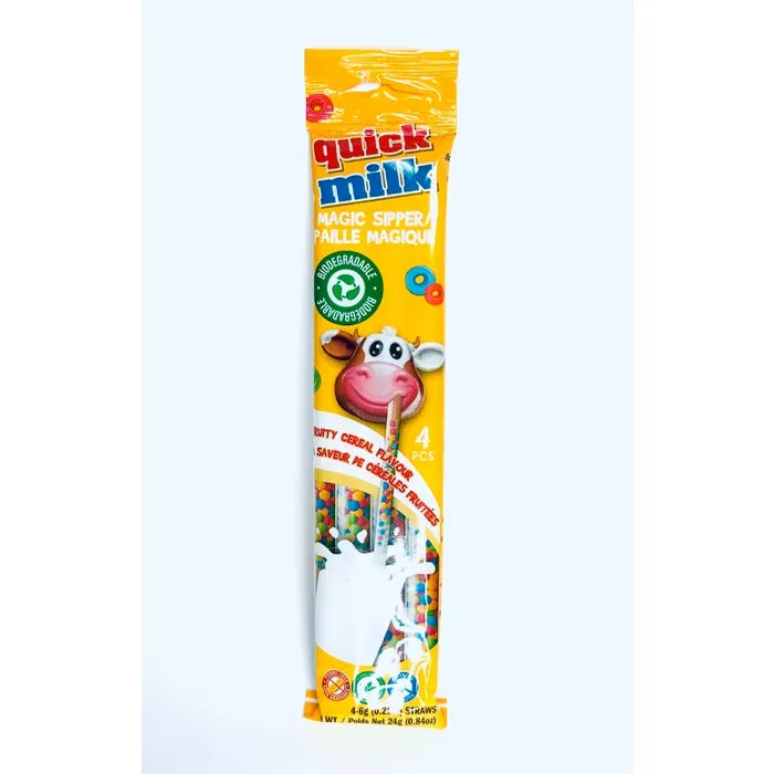 QUICK MILK - PAILLE MAGIQUE CEREALE FRUITE