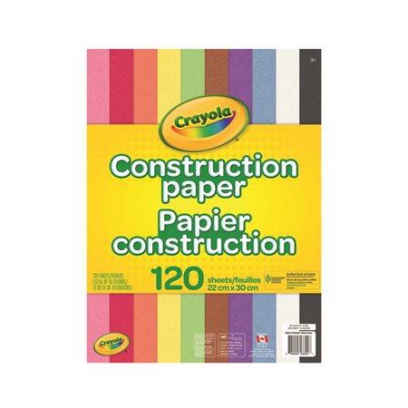 PAPIER DE CONSTRUCTION CRAYOLA