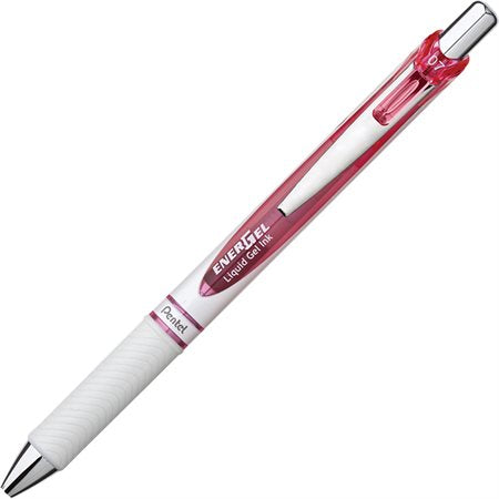 STYLOS À BILLE RÉTRACTABLE "ENERGEL" 0.7MM -  ROSE