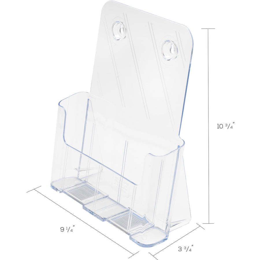 Présentoir à documentation  9-1/4 x 3-3/4 x 10-3/4"H,