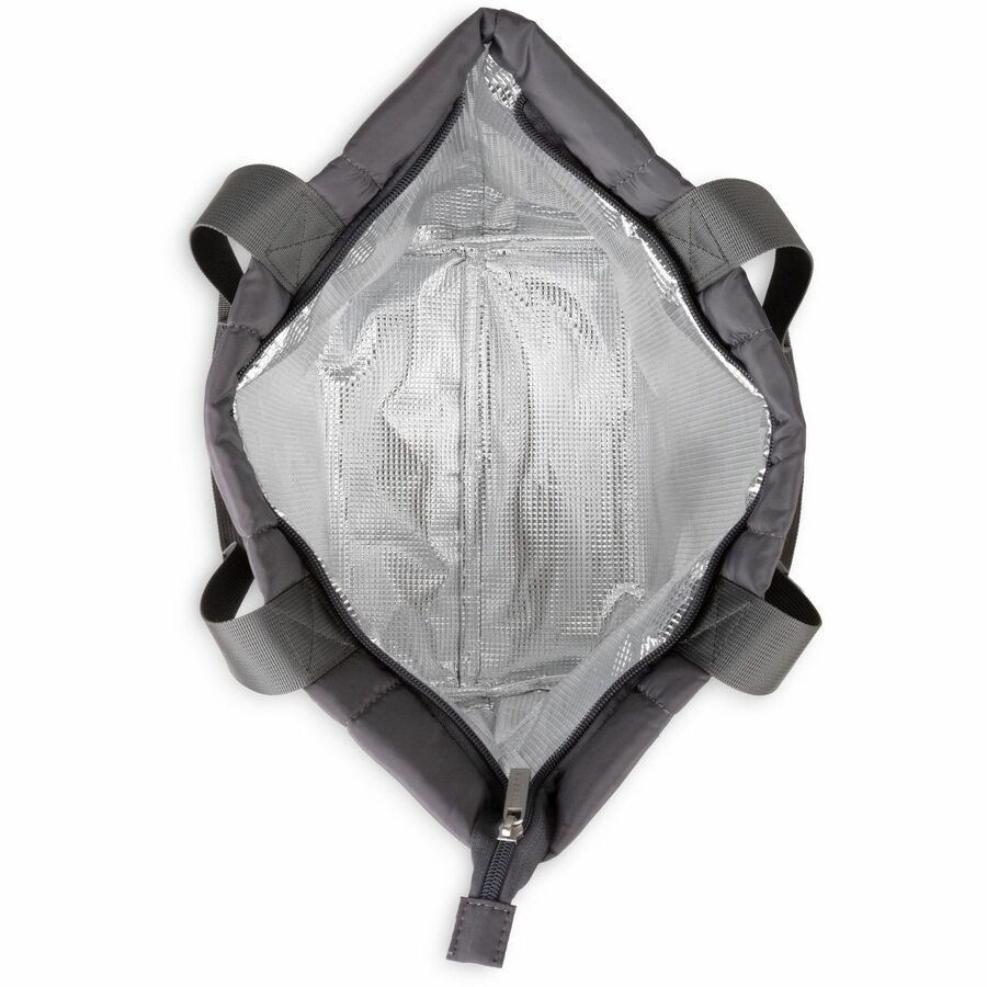 SAC A LUNCH "FOODIE" MATELASSE GRAPHITE