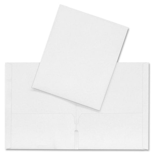 SCOLAIRE PAPETERIE - Couverture de présentation à pochettes  blanc