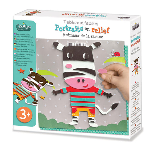 CREALIGN - PORTRAIT RELIEF ANIMAIX SAVANE