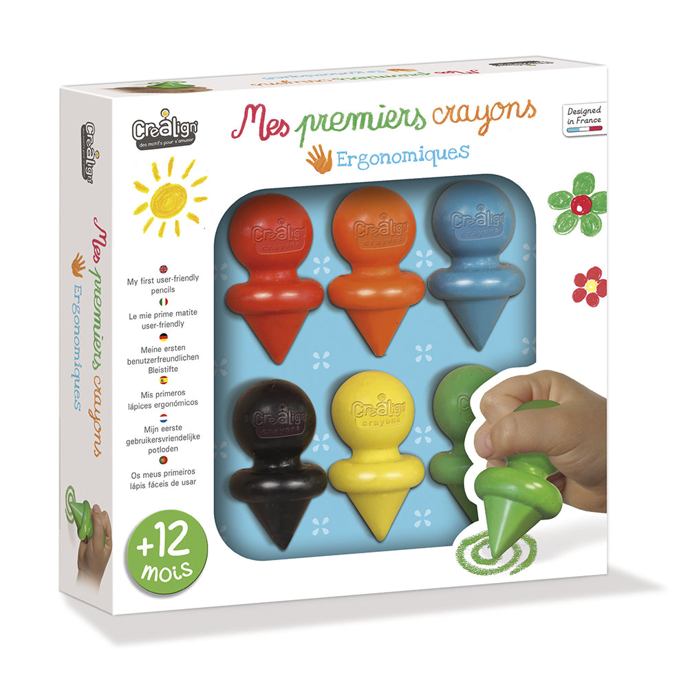 CREALIGN - MES PREMIERS CRAYONS CIRE 6MCX