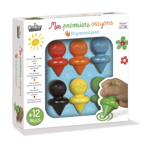 CREALIGN - MES PREMIERS CRAYONS CIRE 6MCX