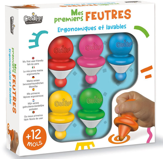 CREALIGN - MES PREMIERS FEUTRES 5 PCS