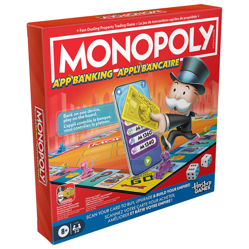 HASBRO - JEU MONOPOLY APPLI BANCAIRE