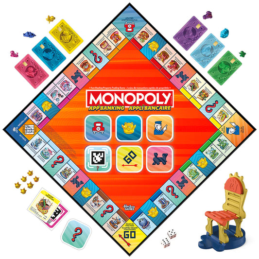 HASBRO - JEU MONOPOLY APPLI BANCAIRE