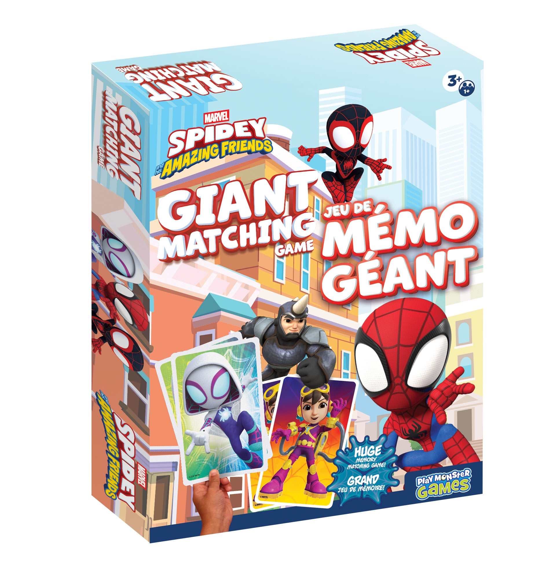 PLAYMONSTER - JEU MEMOIRE GEANT- SPIDEY