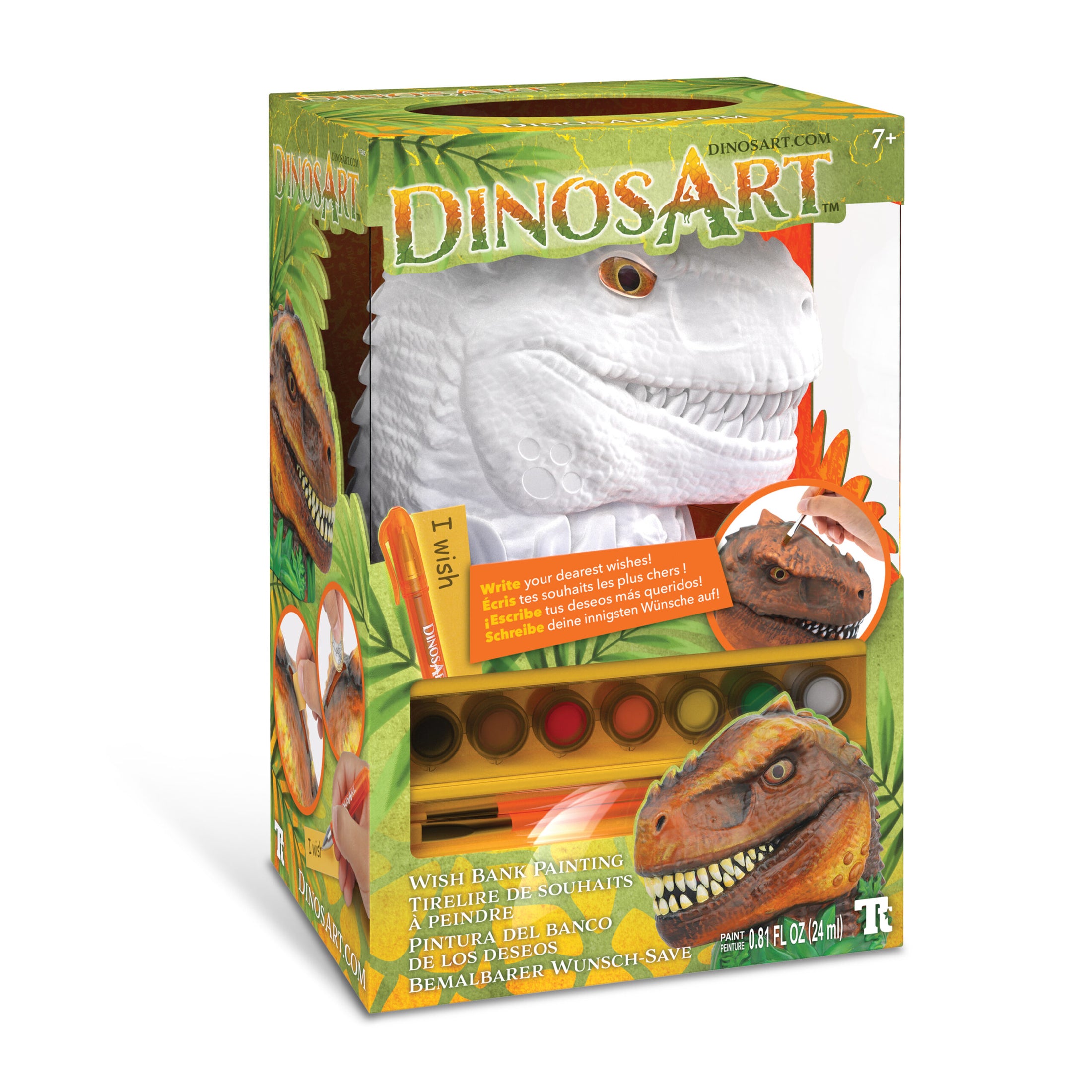 DINOSART - TIRELIRE DE SOUHAITS A PEINDRE