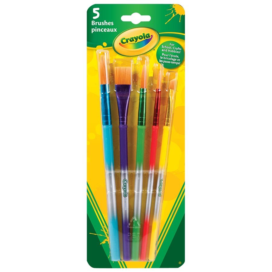 CRAYOLA - PINCEAUX FORMES ASSORTIS - PRENIUM @5