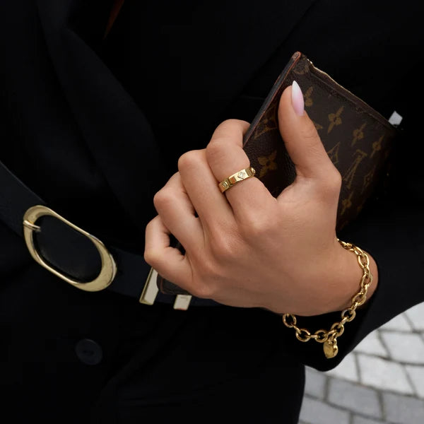 MIA BIJOUX - BAGUE 8 "ISALYA" - OR