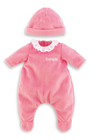 COROLE -PYJAMA ROSE & BONNET POUPON 12
