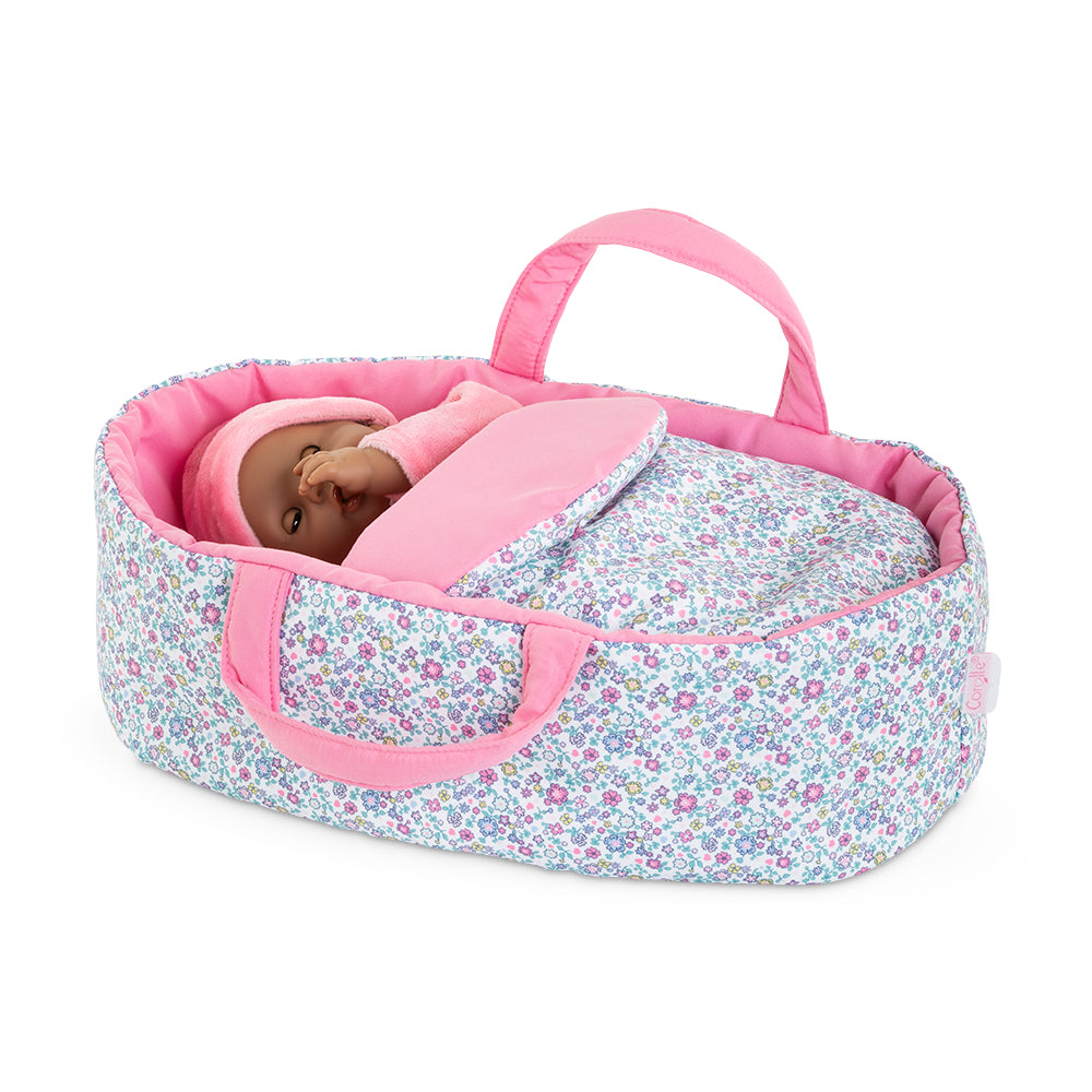 COROLLE -COUFFIN LIT BEBE FLORAL POUPON 12"