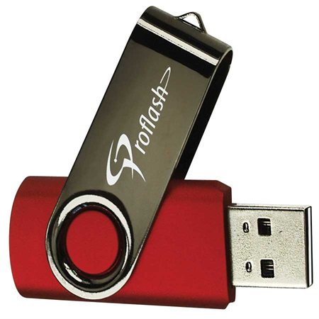 CLE USB 16GO PROFLASH CLASSIC - ROUGE