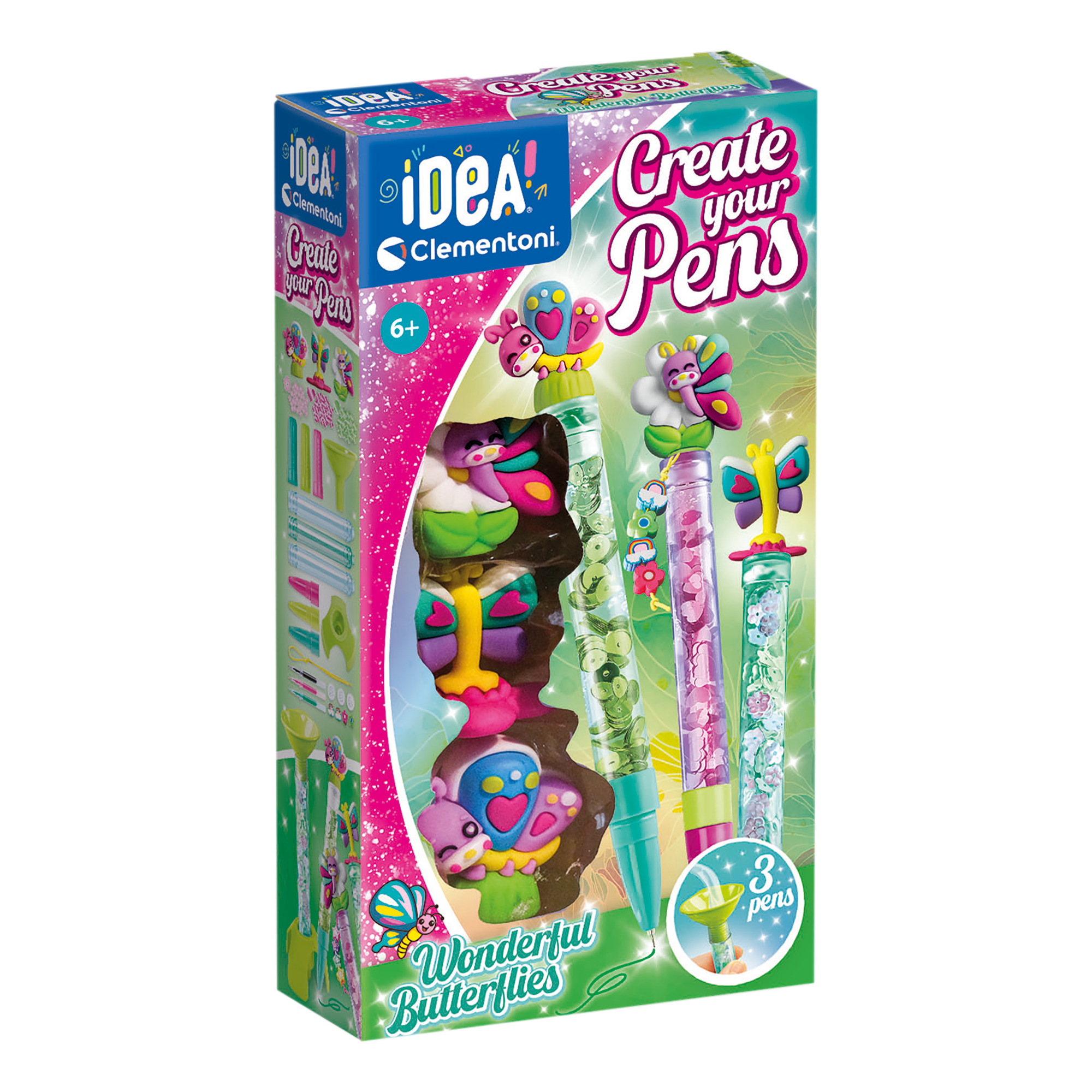 CLEMENTONI - CREE TES STYLOS - PAPILLON