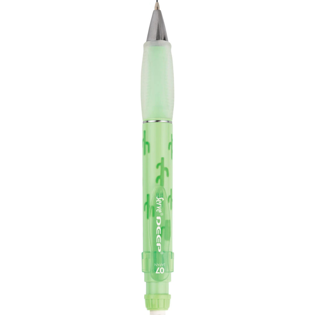 PORTE-MINES "DEEP NATURE" 0.7mm VERT LIME/CACTUS
