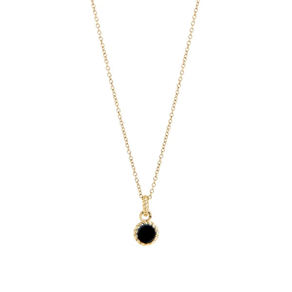 MIA BIJOUX - CHAINE 16" PENDENTIF "INES" - OR