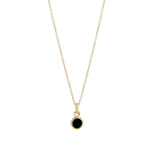 MIA BIJOUX - CHAINE 16" PENDENTIF "INES" - OR