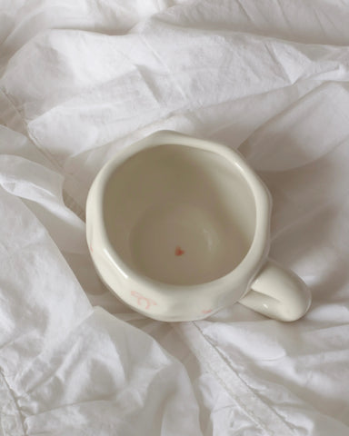 TASSE AMOUR MOTIFS BOUCLE & COEUR 8OZ
