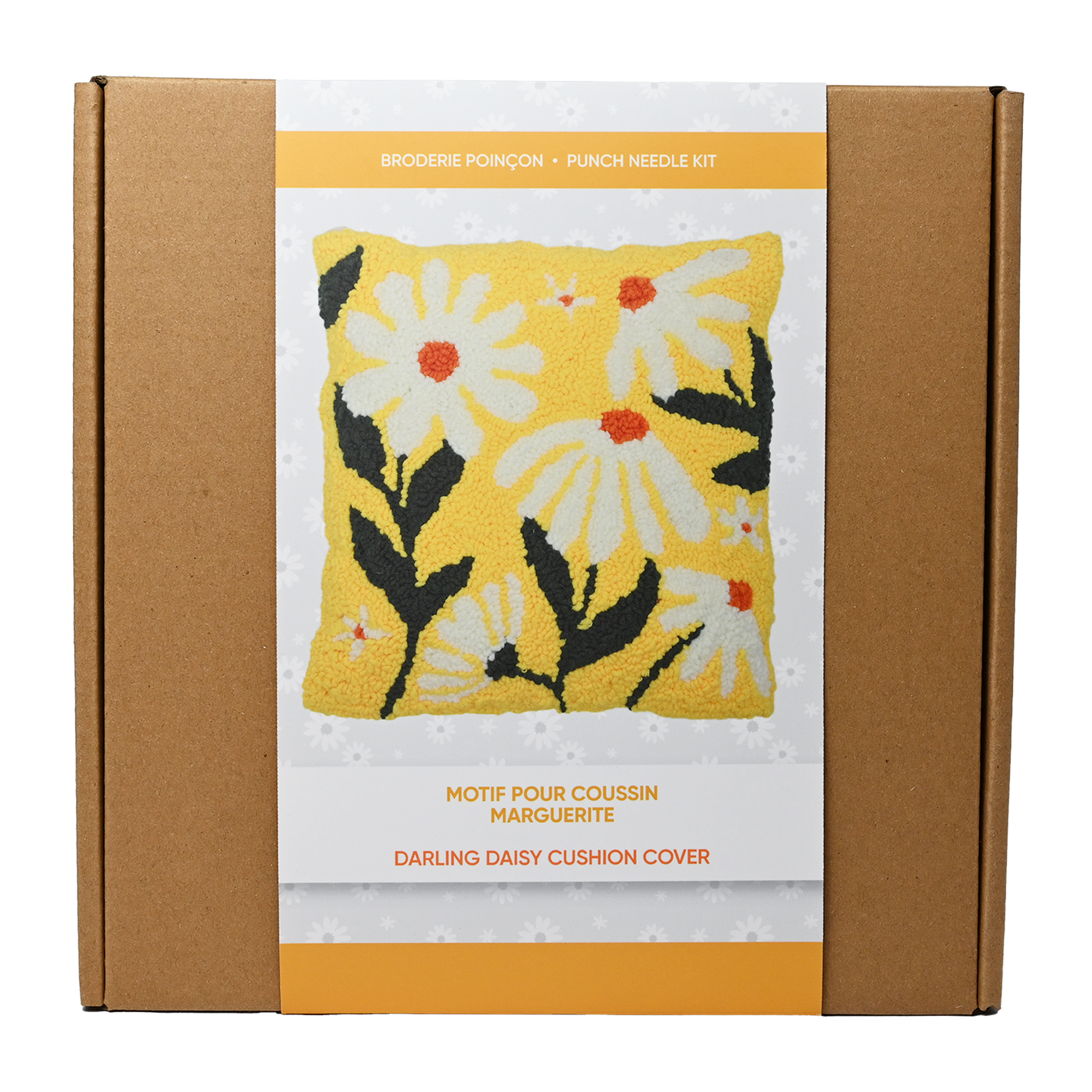 KIT BRODERIE POINCON - COUSSIN MARGUERITE