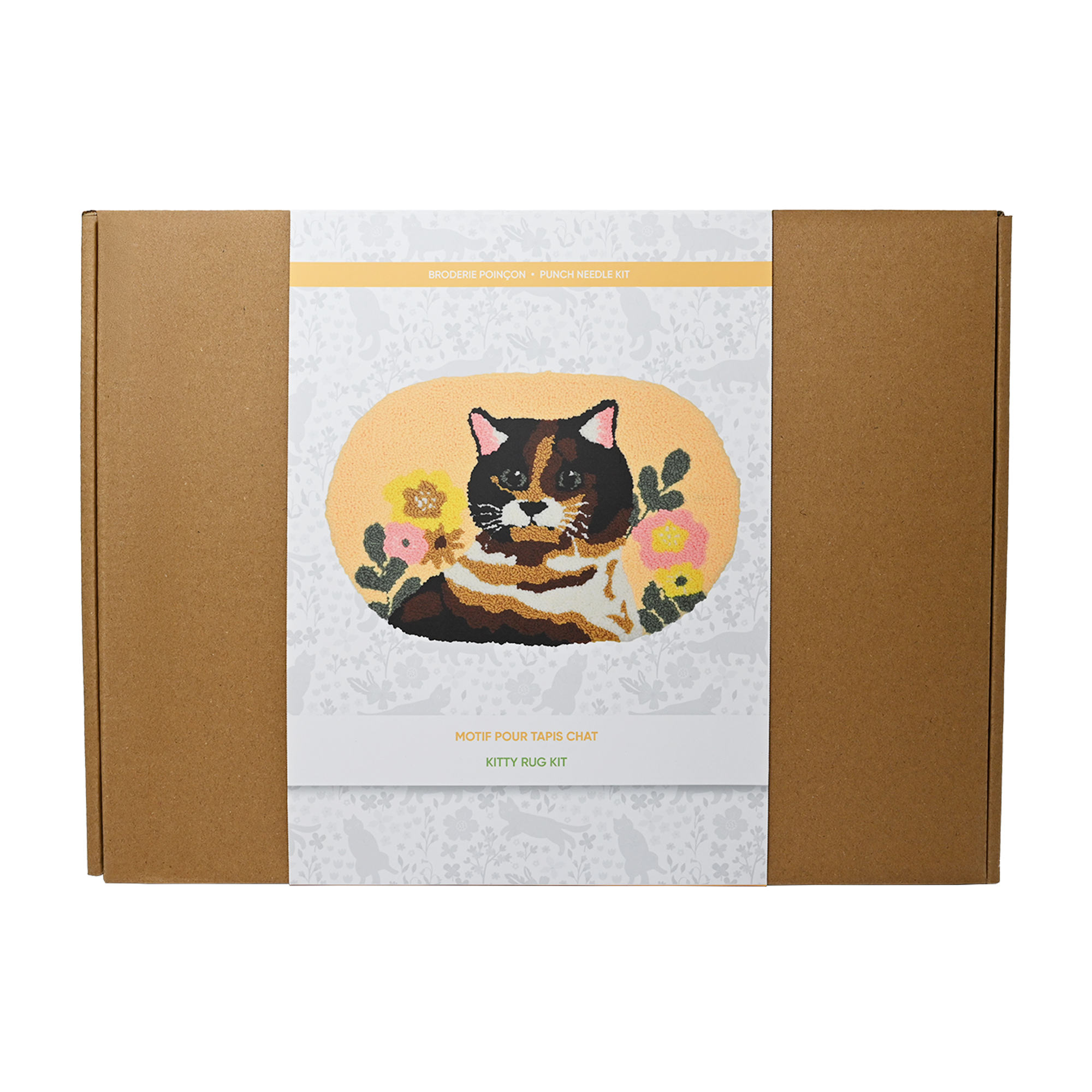 KIT BRODERIE POINCON - TAPIS MINOU