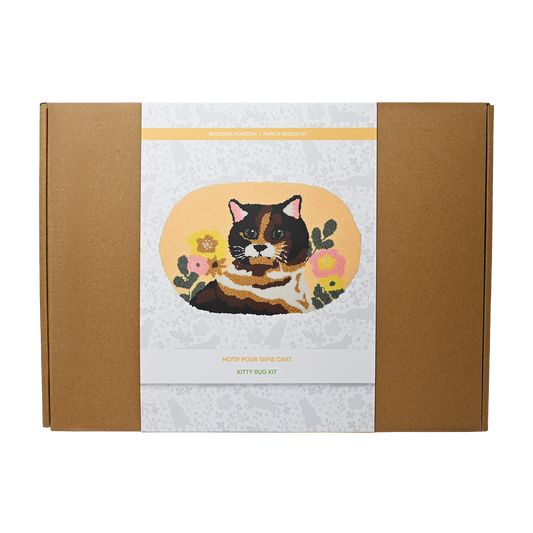 KIT BRODERIE POINCON - TAPIS MINOU