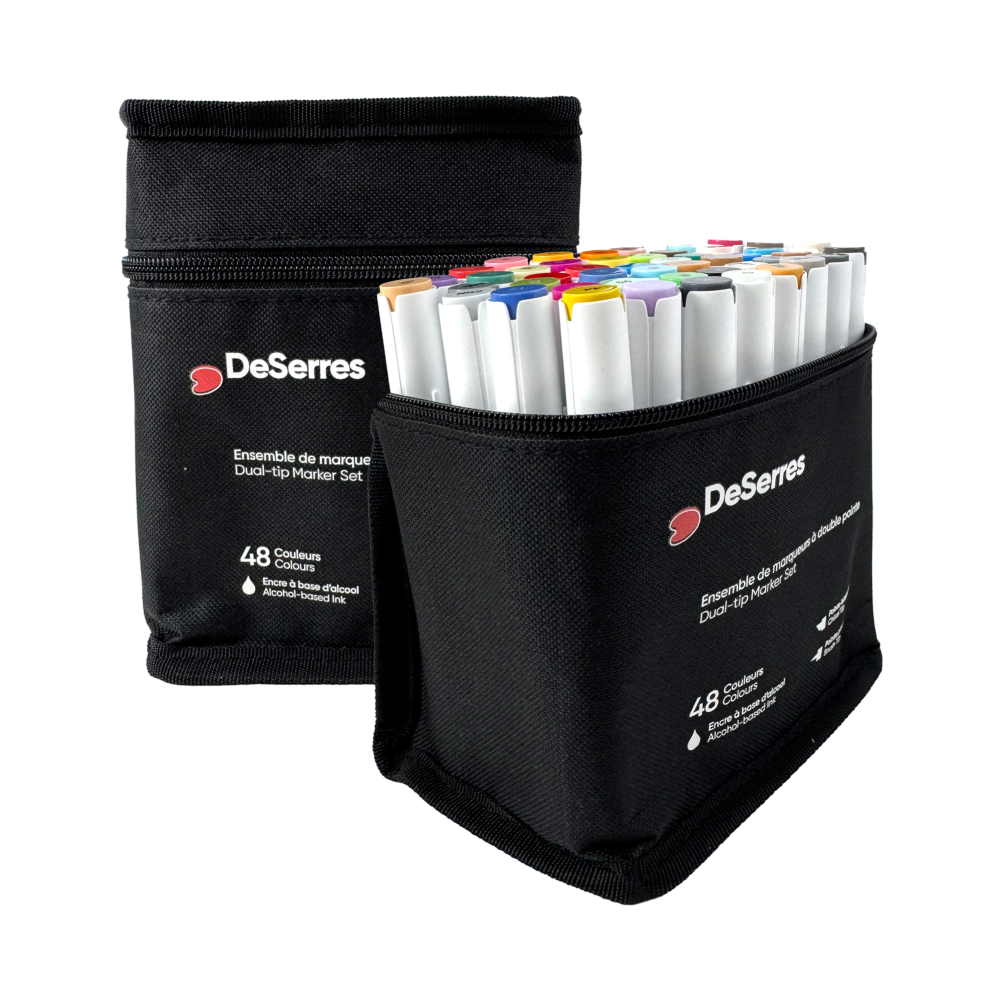 DESERRE - MARQUEUR ALCOOL DBLE PTE 48PCS