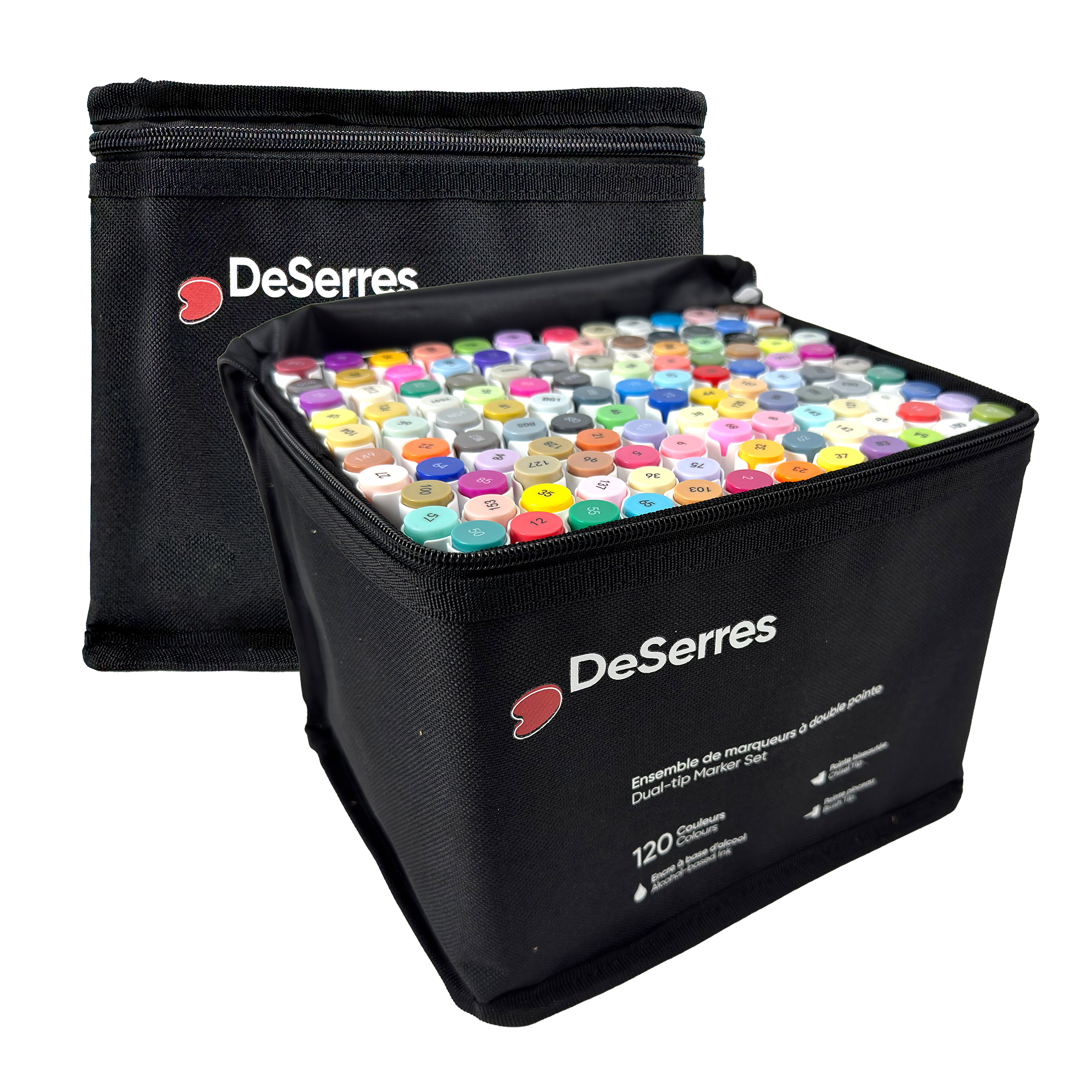 DESERRE - MARQUEUR ALCOOL DBLE PTE 120PCS