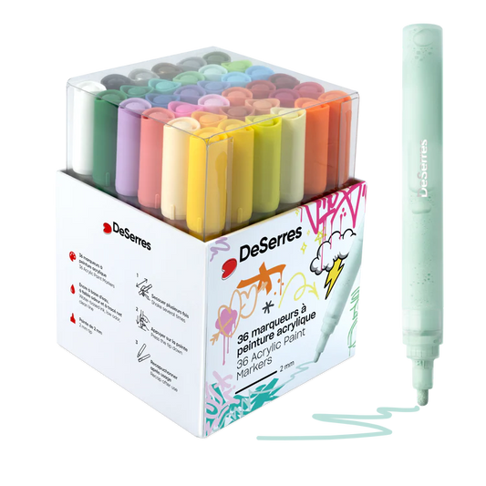 DESERRES - MARQUEUR ACRYLIQUE VALVE 2MM @36