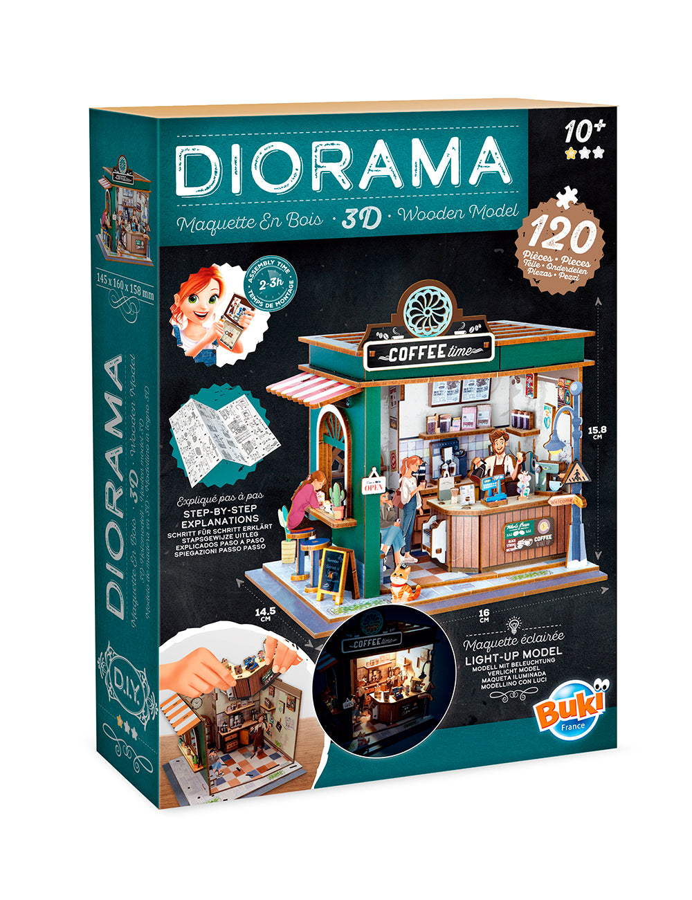 BUKI - DIORAMA MAQUETTE 3D CAFE