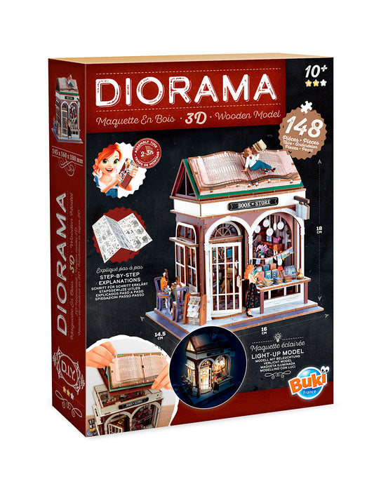 BUKI - DIORAMA MAQUETTE 3D LIBRAIRIE