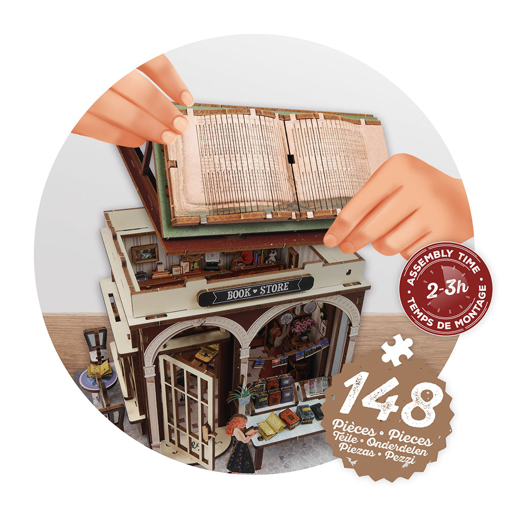 BUKI - DIORAMA MAQUETTE 3D LIBRAIRIE