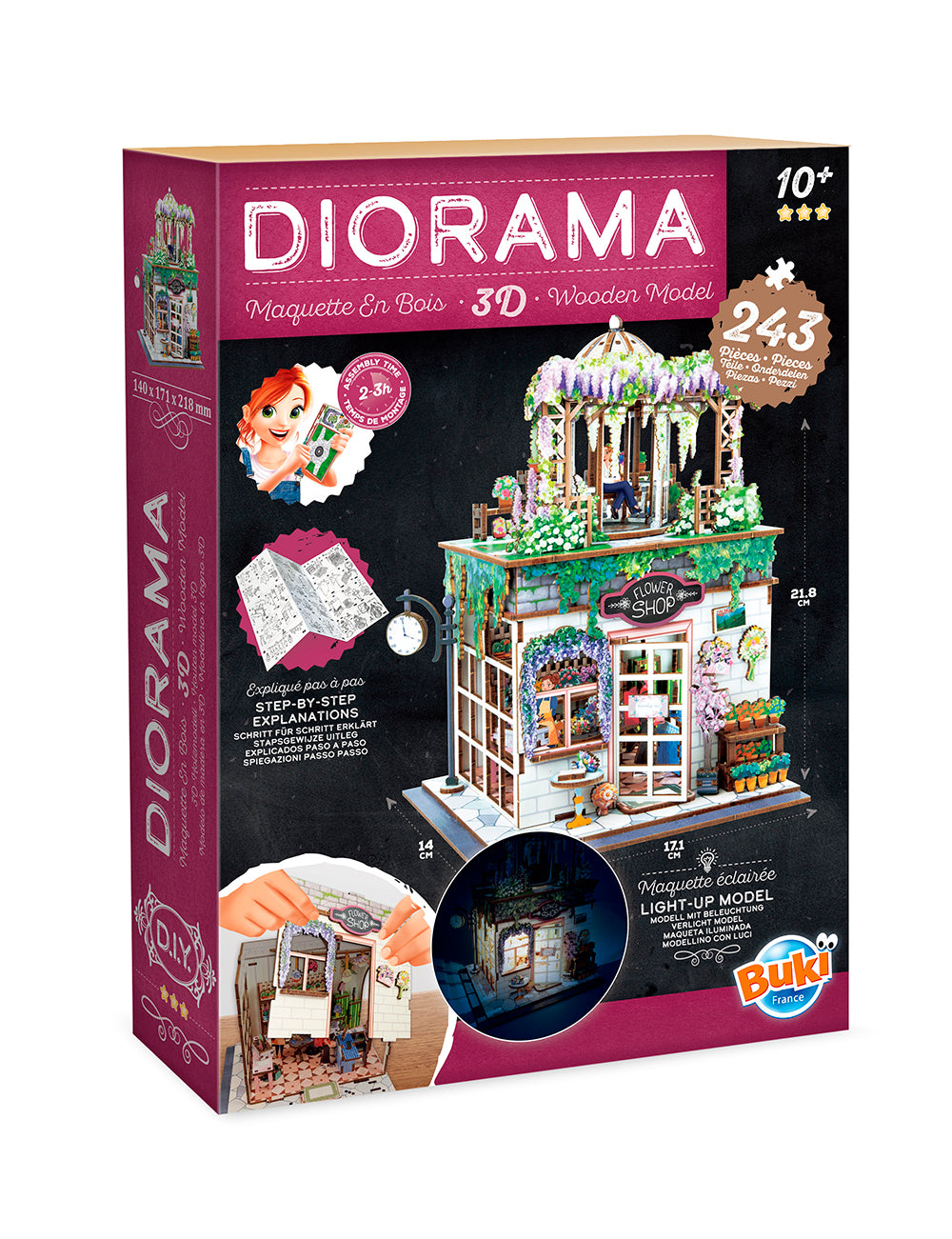 BUKI - DIORAMA MAQUETTE 3D FLEURISTE