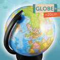 Charger l'image dans la visionneuse de la galerie, BUKI - GLOBE TERRESTRE 20CM BASE NOIR
