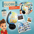 Charger l'image dans la visionneuse de la galerie, BUKI - GLOBE TERRESTRE 20CM BASE NOIR
