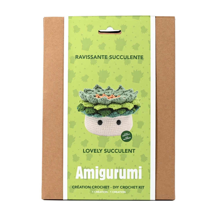 KIT DIY CROCHET- PLANTE AMIGURUMI