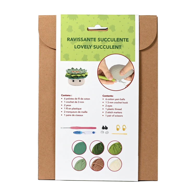 KIT DIY CROCHET- PLANTE AMIGURUMI