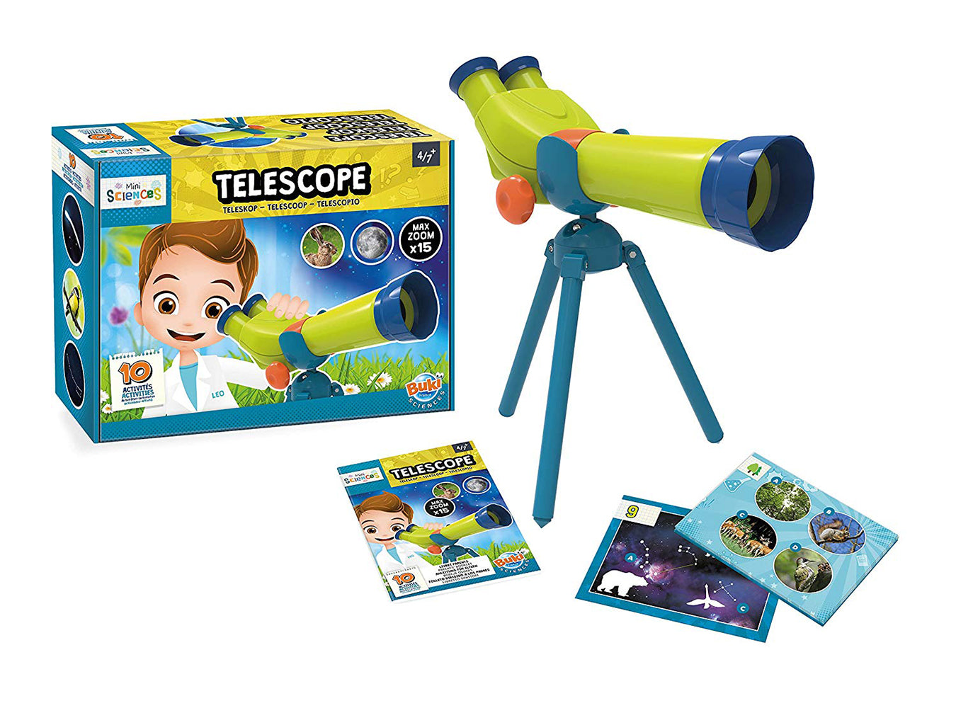 BUKI MINI SCIENCE - TELESCOPE 10 ACTIVITES
