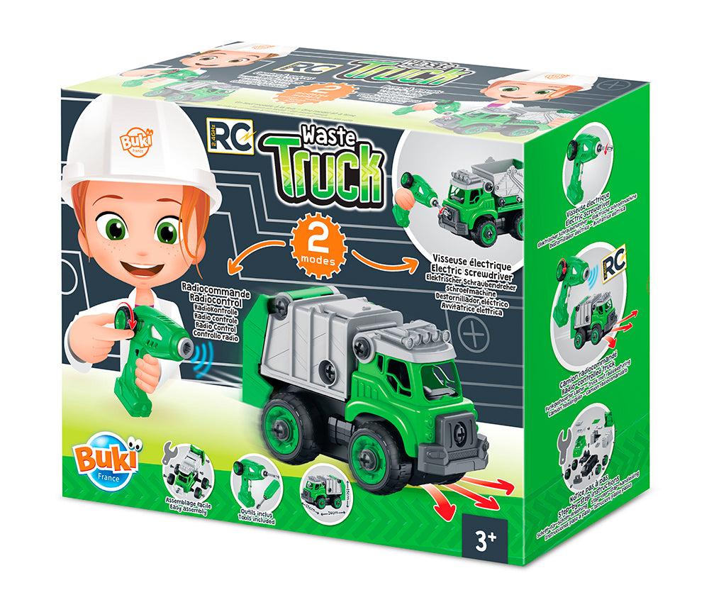 BUKI - CAMION ORDURE TELEGUIDE 2 EN 1